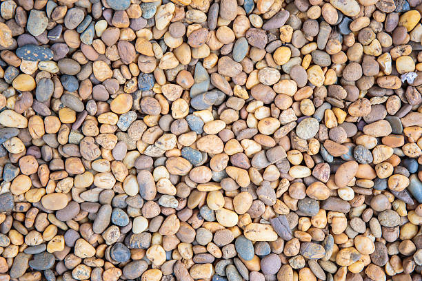 istock Colorful small pebbles or stone in garden. 506664396