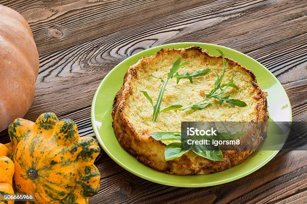 Squash Casserole Stock Photo - Download Image Now - Arugula, Baking, Basil