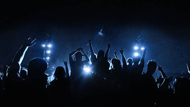 Music concert and crowd
