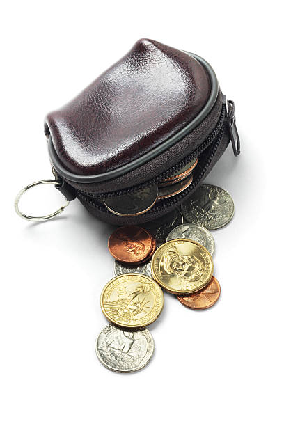 istock Leather Purse And Coins 506666701