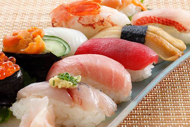 istock Japanese seafood sushi 506668902