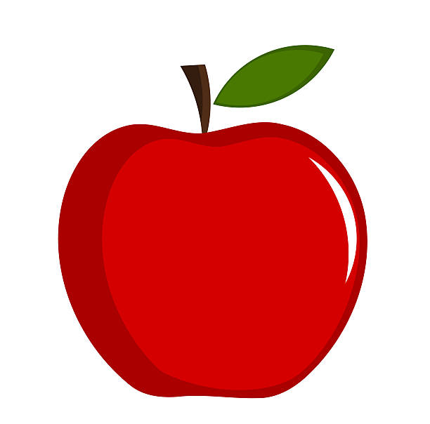 Red Apple Stock Illustration - Download Image Now - Apple - Fruit, Clip  Art, Red - iStock