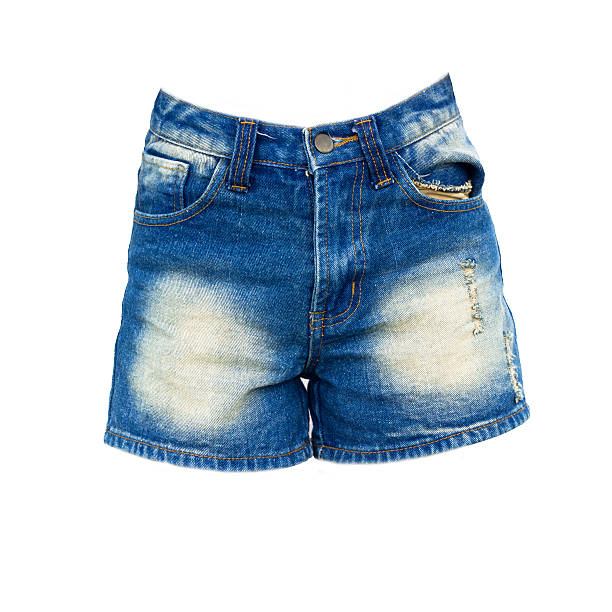istock Woman in jeans texas shorts 506671245