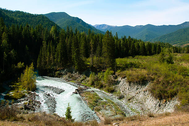 istock The river Ak-Kem in the Altai 506671320