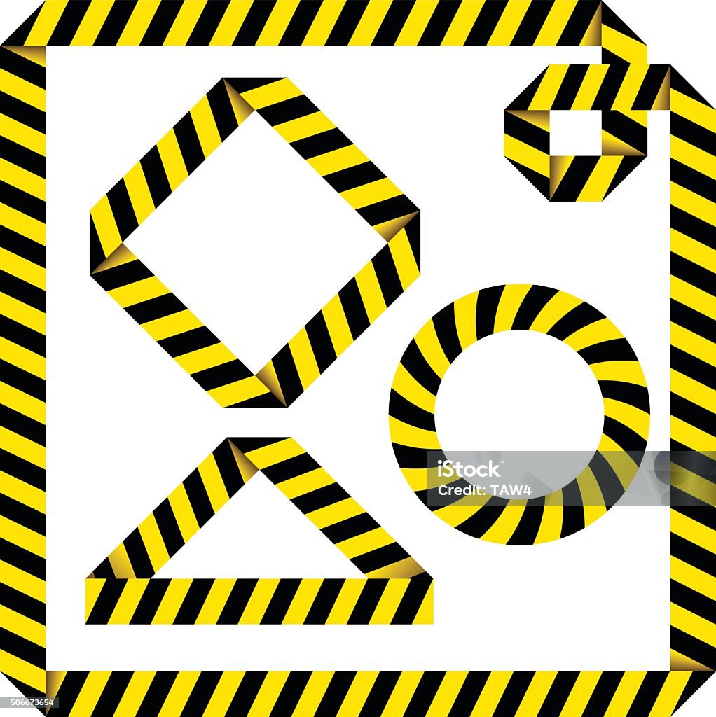Police Frame Sign Police Line Frame And Border Stock Illustration - Download Image Now ...