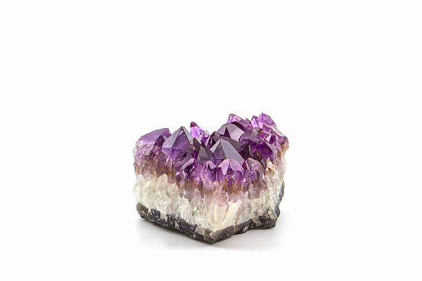 istock Crystal Stone, purple rough amethyst crystals. 506690081