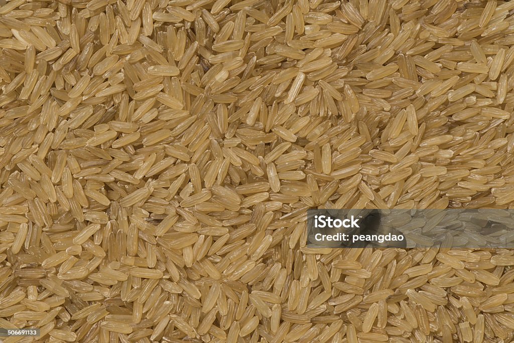 Brown rice background Abundance Stock Photo