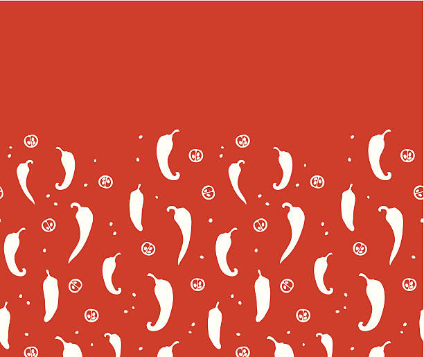 Chili peppers red horizontal seamless pattern background vector chili peppers red horizontal seamless pattern background chili pepper border stock illustrations