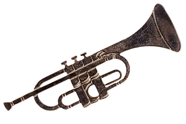 Trumpet shaped brooch