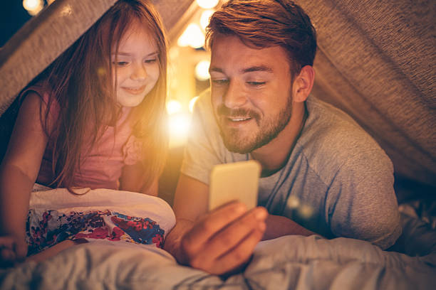 istock Father and daughter enjoying at home. 506700316