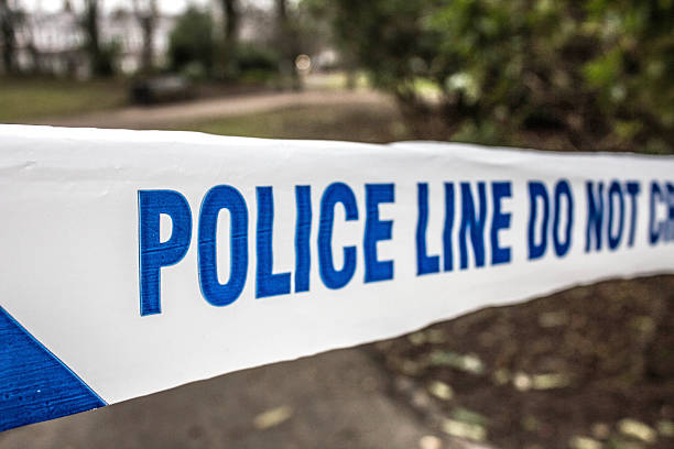istock Police Tape Evidence 506701660