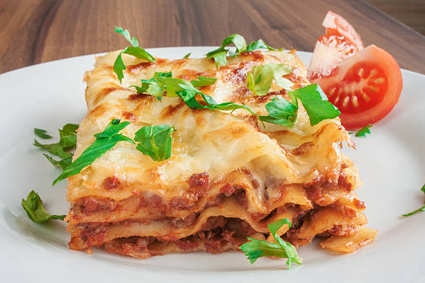 istock Delicious lasagna with bolognese sauce 506702114