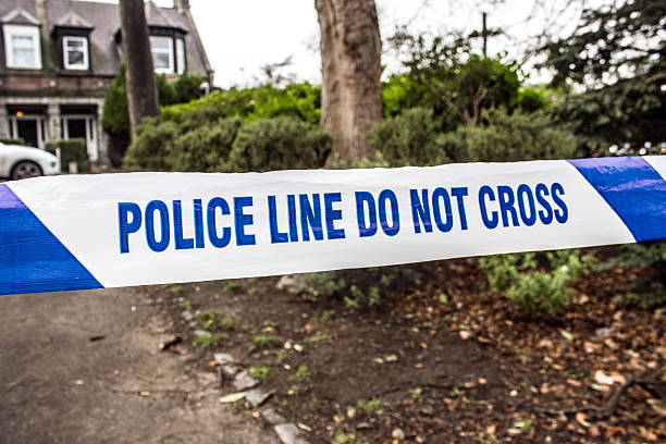 istock Police Tape Evidence 506703456