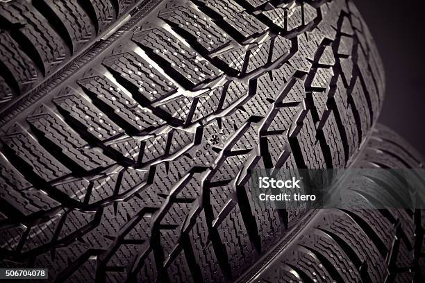 Winter Tyre Stock Photo - Download Image Now - Business Finance and Industry, Horizontal, Industry
