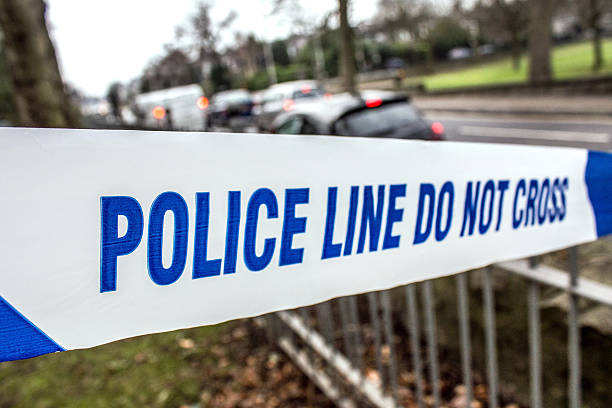 istock Police Tape Evidence 506704260