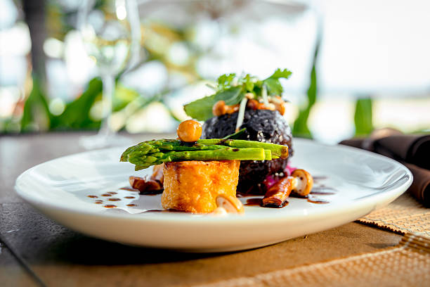 istock Meat with potatoes and asparagus 506709646