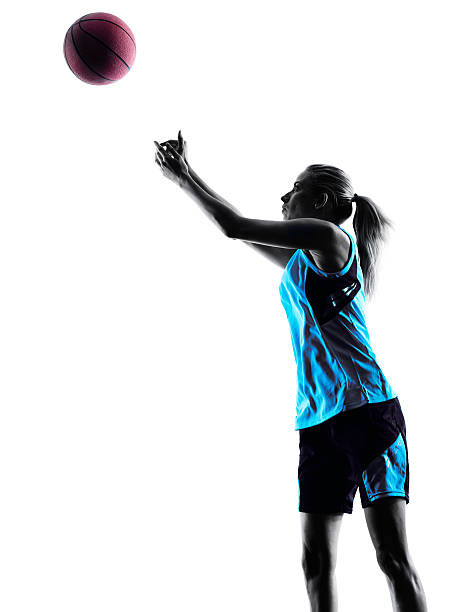 istock woman basketball player silhouette 506709980