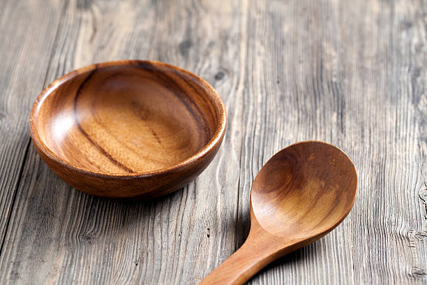 istock Wooden bowl with ladle 506710200