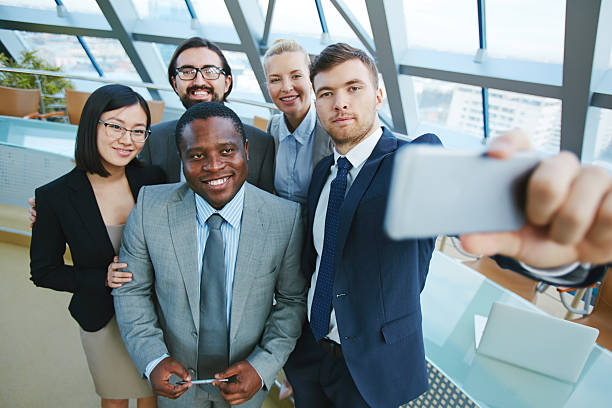 istock Selfie after meeting 506710206
