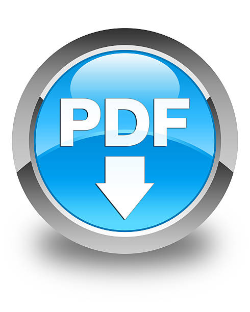 istock PDF download icon glossy cyan blue round button 506711218