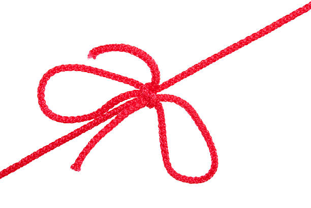 istock Knot and tie a red rope 506711492