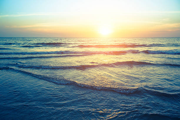 istock Beautiful sunset on the Sea coast. 506711600