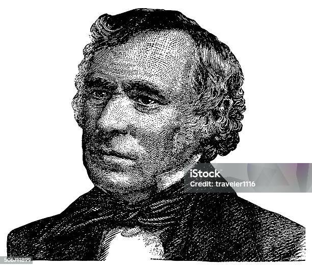 Zachary Taylor Stock Illustration - Download Image Now - Zachary Taylor - US President, 19th Century, 19th Century Style