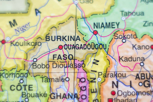 istock Burkina Faso country map . 506712978