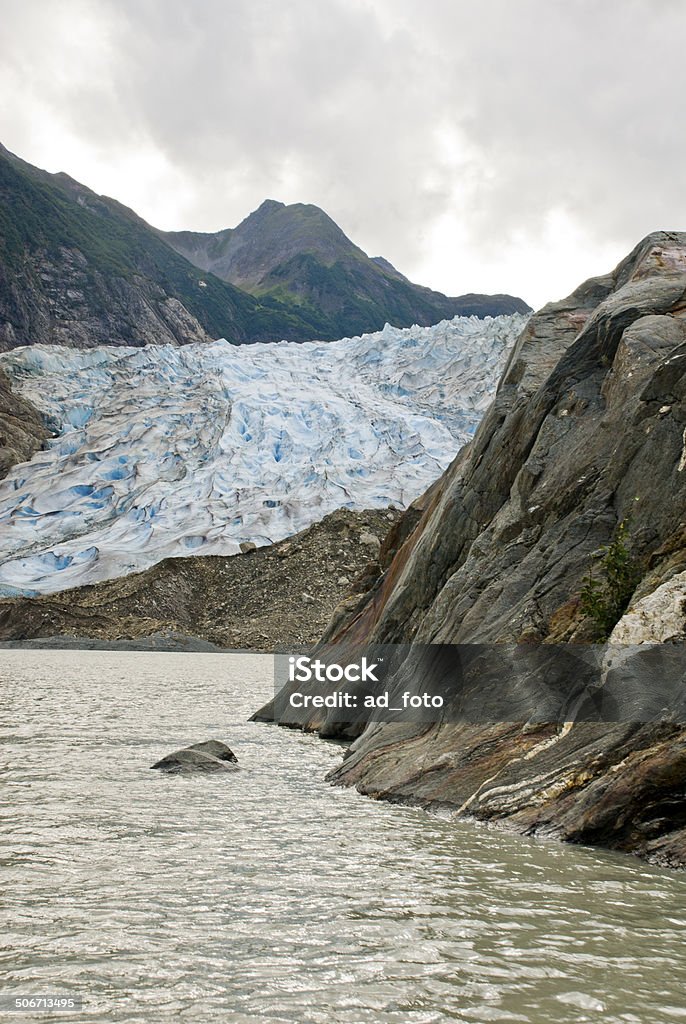 Alaska-Davidson glaciar - Foto de stock de Aire libre libre de derechos