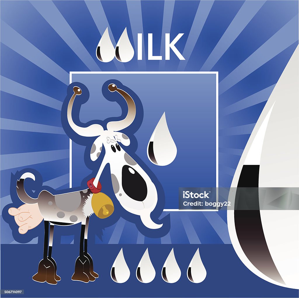 The milk Abstract stock vector