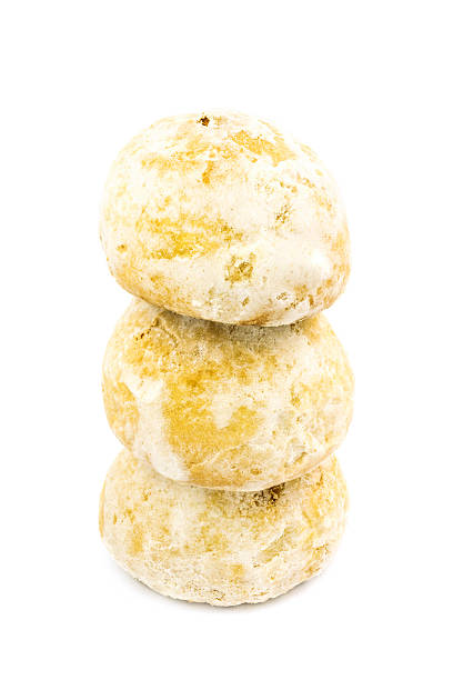 istock Delicious sweet cookies isolated on white background 506715020