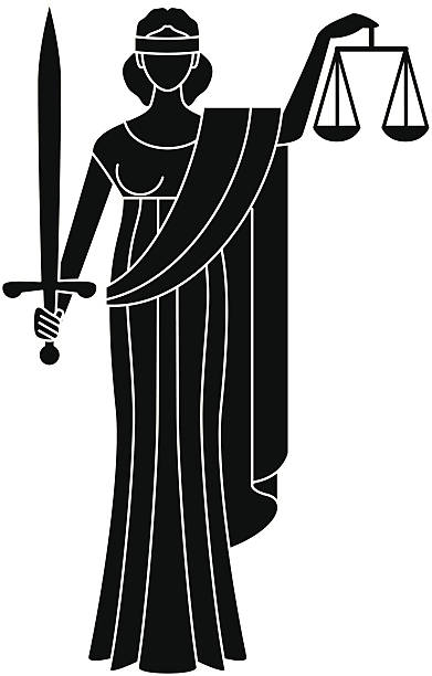 illustrations, cliparts, dessins animés et icônes de symbole de la justice.  déesse de la justice.  themis - statue of justice symbol justice law