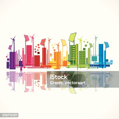 istock colorful eco-city design 506716201
