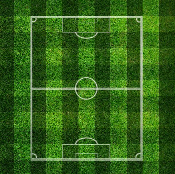 istock soccer field, Green grass background and texture 506716589