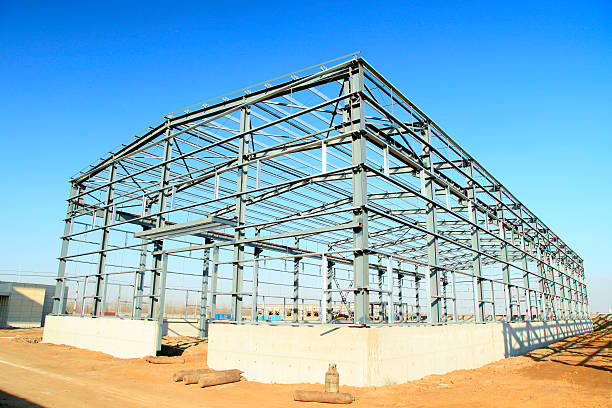 istock The construction of steel structure 506716606