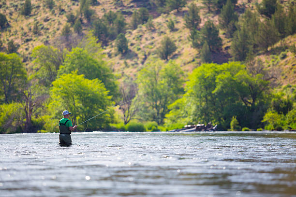 istock Fly Fisherman Casting on the Deschutes River 506725053