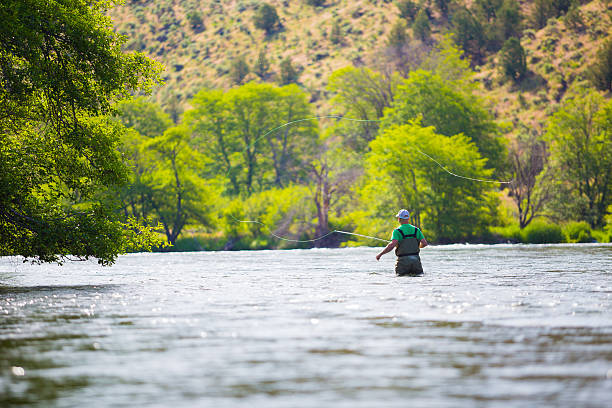 istock Fly Fisherman Casting on the Deschutes River 506725059