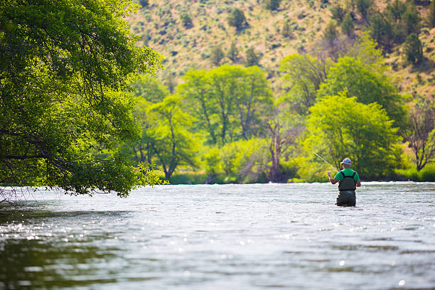 istock Fly Fisherman Casting on the Deschutes River 506725063