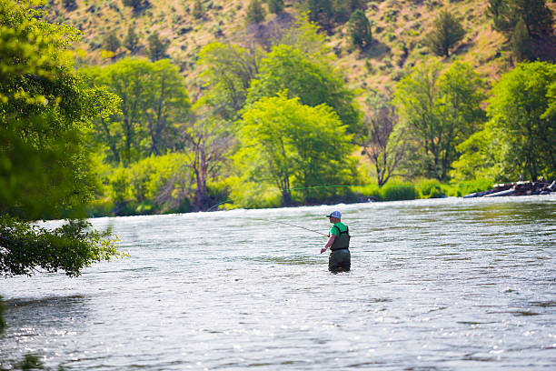 istock Fly Fisherman Casting on the Deschutes River 506725067