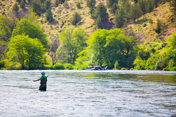 istock Fly Fisherman Casting on the Deschutes River 506725073