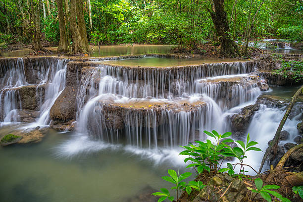 istock Sixth floor of Huay Mae Kamin waterfall 506725599