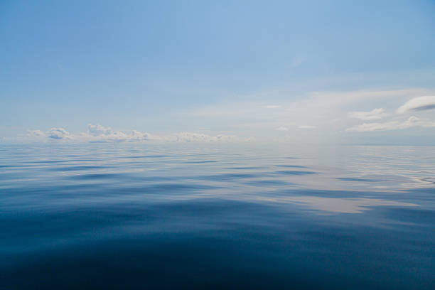 istock Blue Sea Ocean and Blue Sky Tropical Background Scenery 506725611