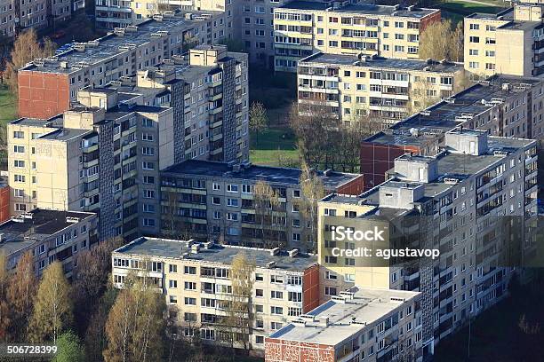 Soviética Arquitetura Comunista Edifícios Em Vilnius Lithuania - Fotografias de stock e mais imagens de Arranha-céu