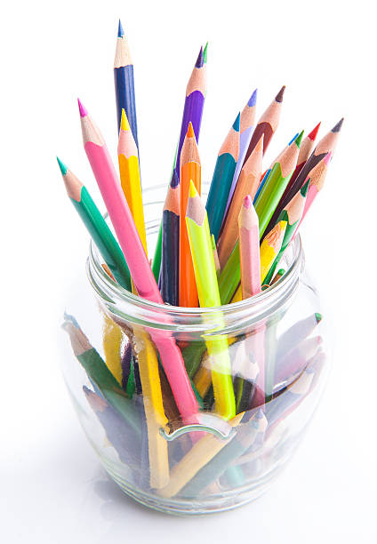 istock Drawing Pencils in a glass jar 506751102