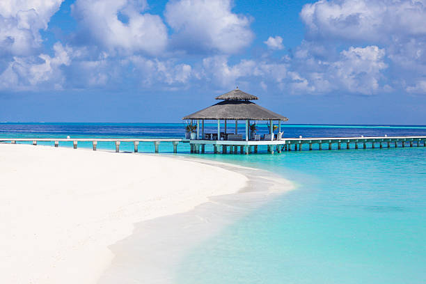istock Public jetty in the Maldives 506753258