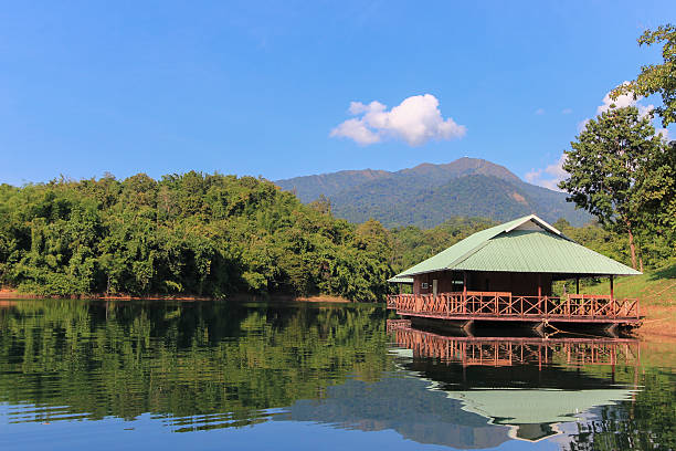 istock Boat House on the lake 506753584