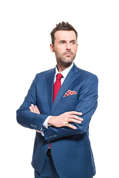 istock Confident businessman wearing elegant suit 506754656