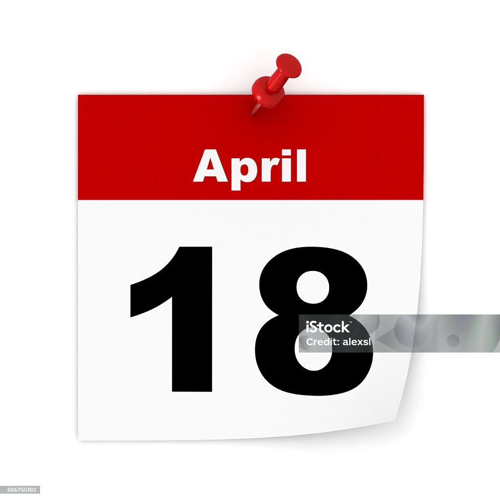 Tax day calendar 2016 Stock Photo