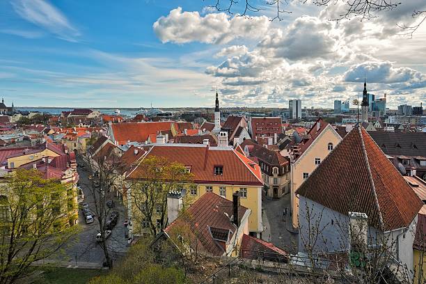 istock Tallinn. Old city cityscape 506756525