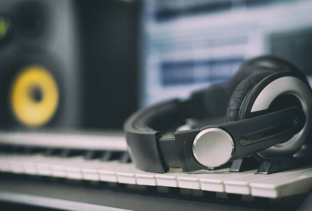 istock Audio earphones. 506760506